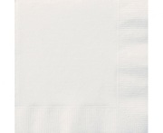 Serwetki białe papierowe Unique 25x25cm 