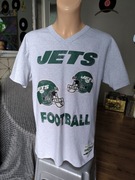 NFL X Primark New York Jets t-shirt jersey damski unisex M/L szary melanż