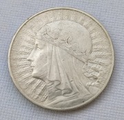 10 zł Głowa Kobiety 1933 ZZM