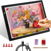 PODŚWIETLANY A4 PANEL LED LIGHT PAD DO RYSOWANIA ANIMACJI SZKICOWANIE KALKA