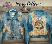 Kurtka jeansowa custom - Harry Potter