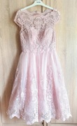 Unikatowa sukienka balowa coquette lolita vintage classy retro, S