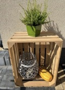 Skrzynka drewniana 50x40x30 skrzynka na warzywa klatka skrzynka dekoracyjna