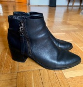 Skórzane ankle boots botki Aldo r. 38