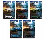 Hot Wheels HYBRID SPEED Silver Series zestaw: JCB76 JCB77 JCB78 JCB79 JCB80