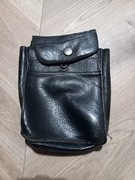 Mandatownik etui kabura na notes notatnik mandatownik czarne skórzane 