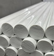 PET Politereftalan etylenu biały pręty wałki fi 100