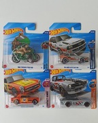 Hot Wheels 4x TH–Audi Quattro, Honda S800 Racing, 2 x Triumph TR6+Tiger 100