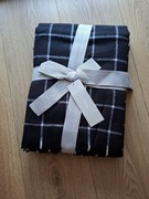 Cienki przyjemny czarny koc home&you 130x170 nowy