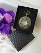 Zegarek kieszonkowy- Antyczny - Kwiat