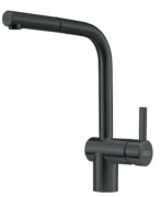 Franke Bateria Zlew z Wyciąganą wylewką Atlas NEO pul-out Czarna od Ręki 