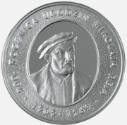 Srebrna moneta 10zł MIKOŁAJ REJ  - 0,42 oz uncji Ag 999. Czytaj opis