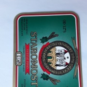 Etykieta piwna browar piwo Czechy 