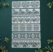 Zestaw 5szt szablonów, malarski, DIY, scrapbookingu, dekoracji mebli Nr 46