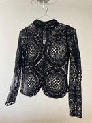 Sweter  sweterek koronkowy koronka półgolf s 