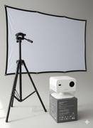 Zestaw Kino Domowe: Projektor Magcubic L018 + Statyw + Ekran