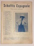 WYDAWNICTWO MINIATUROWE PRZEDWOJENNE...SCHOTTIS ESPAGNOLE.... NR 152
