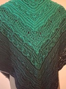 Chusta szydełkiem dziergana 