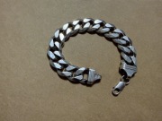 Bransoletka srebrna pancerka