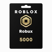 5000 (3500) Robux Doładowanie na twoje konto