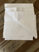 Kupon materiału z PRL biała cienka bawełna 225/140 cm