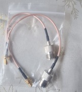 2X Handheld Antenna Cable SMA F  To UHF SO-239 F