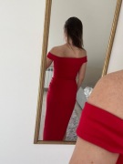 Sukienka długa czerwona 