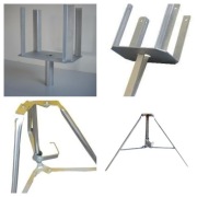 Głowica Krzyżowa ocynkowana korony ocynkowane Stemple budowlane Doki