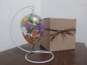 Jajko wielkanocne szklane, ręcznie malowane