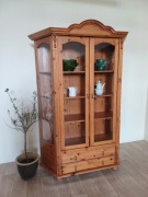 Witryna witrynka sosnowa wiejska rustykalna farmhouse 