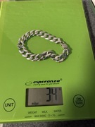 Bransoletka męska srebro 925