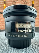 Obiektyw SMC Pentax-FA 20 mm f/2.8