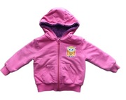 DZIEWCZYNKA - sliczna ciepła bluza -rozm 80/86cm 