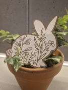 Drewniany zajączek Wielkanocny 
