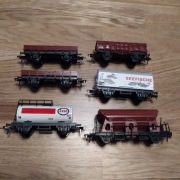 Wagony Fleischmann H0 towarowe 