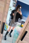 Zara lekka sukienka pudełkowa boho krótka M