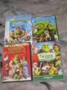 SHREK+SHREK 2+SHREK TRZECI+SHREK FOREVER  (4 DVD) NAPISY  DUBBING POPLSKI