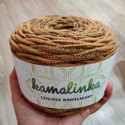 Sznurek bawełniany bez rdzenia KamaLINKA MELANŻ 5mm 100m