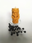 Świeca dekoracyjna z wosku pszczelego