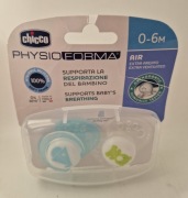 CHICCO PHYSIOFORMA AIR Smoczek Silikonowy 0-6m 2szt