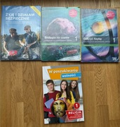 Podręczniki klasa 1 Liceum Biologia, Fizyka, Edb, Religia