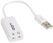 Karta dźwiękowa USB uGo UKD-1086 7.1 mini jack 3.5mm