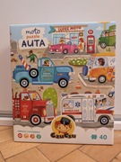 CzuCzu. Moto puzzle Auta 3+