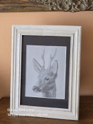 Grafika myśliwska KOZIOŁ Rogacz Sarna Europejska Myłkus Polowanie na kozła.