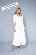 Biała (ivory) sukienka midi Marilyn by Swing, 34/XS, chrzest komunia wesele