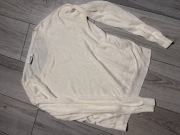 Sweterek Closed lekki wiosenny bluzka elegancki basic casual 55%len linen