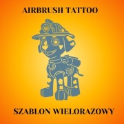 Szablon do tatuaży Airbrush, facepainting, wielorazowy Psi Patrol