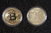 Bitcoin BTC kolekcjonerska moneta złota,NAJTANIEJ WZOR [SINCE]2013