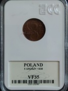 Moneta 5 groszy 1938 r. ECC II RP