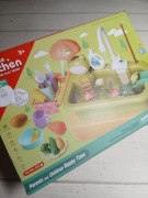 Zabawkowy zlew kuchenny dla dzieci zestaw dużo elementów Puzzle Kitchen 3+